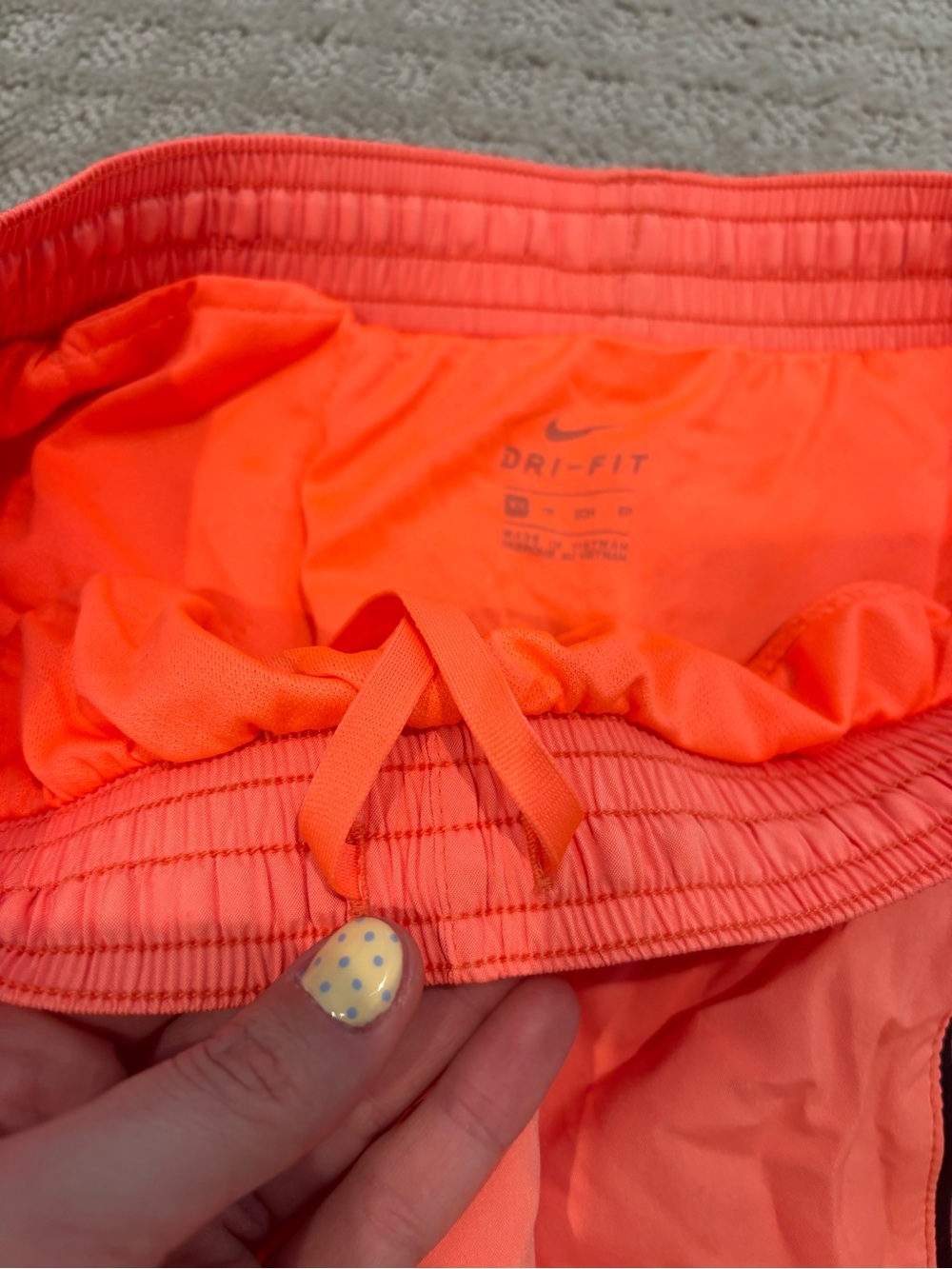 Nike Womens Tempo Femme Running Shorts XS - Coral - Picture 8 of 8